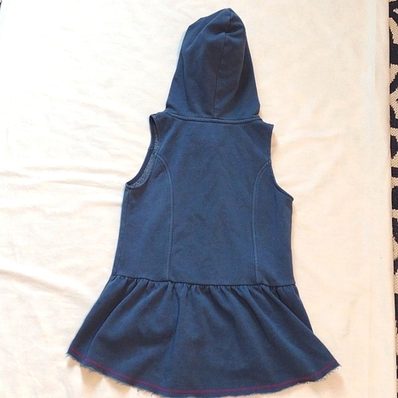 Matilda Jane Tween 435 Camp MJC My Compass Hoodie Zip Vest Blue Ruffle Size 10 - Picture 6 of 8